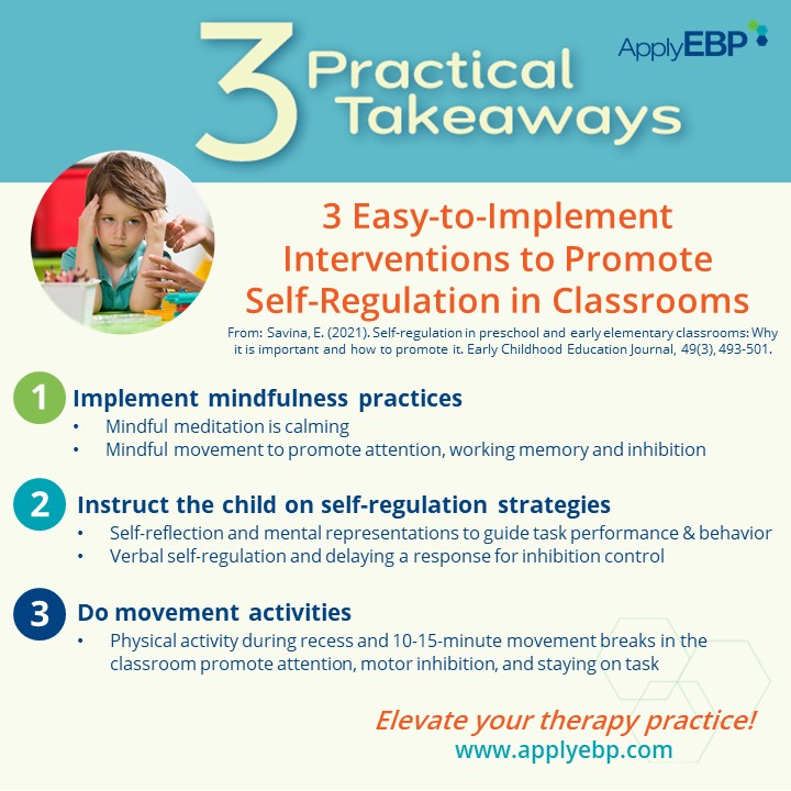 3 Self-regulation Interventions in Classrooms Infographics