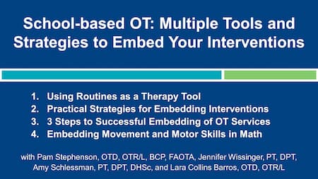 Infographics for OT Embedding Strategies Webinar Bundle