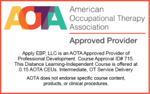 AOTA Imprimatur for the Webinar Video Modeling