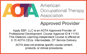 AOTA Imprimatur- Webinar Discontinuation